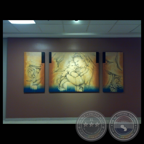 MATERNIDAD, 2009 - Acrílico sobre tela de FÉLIX TORANZOS